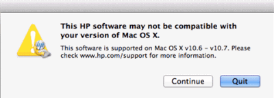 hp printer software updates for mac